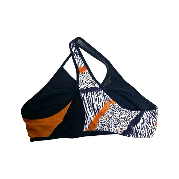 Icon Swim Multi Print One Shoulder Bikini Set - Picture 3 of 7